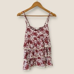 Fde La Passion Floral Tiered Tanktop